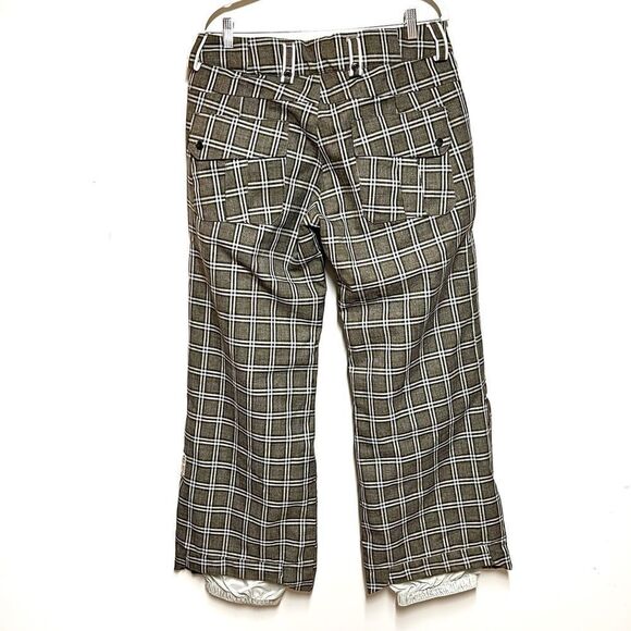 NEW Bonfire Arena plaid Streetwear Inspired Snowboarding Pants Womens Sz M - Picture 2 of 10